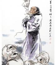 畫(huà)家黃恩濤人物畫(huà)